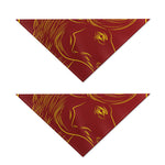 Chinese Horoscope Ox Sign Print Dog Bandana