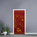 Chinese Horoscope Ox Sign Print Door Sticker