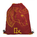 Chinese Horoscope Ox Sign Print Drawstring Bag