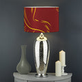 Chinese Horoscope Ox Sign Print Drum Lamp Shade