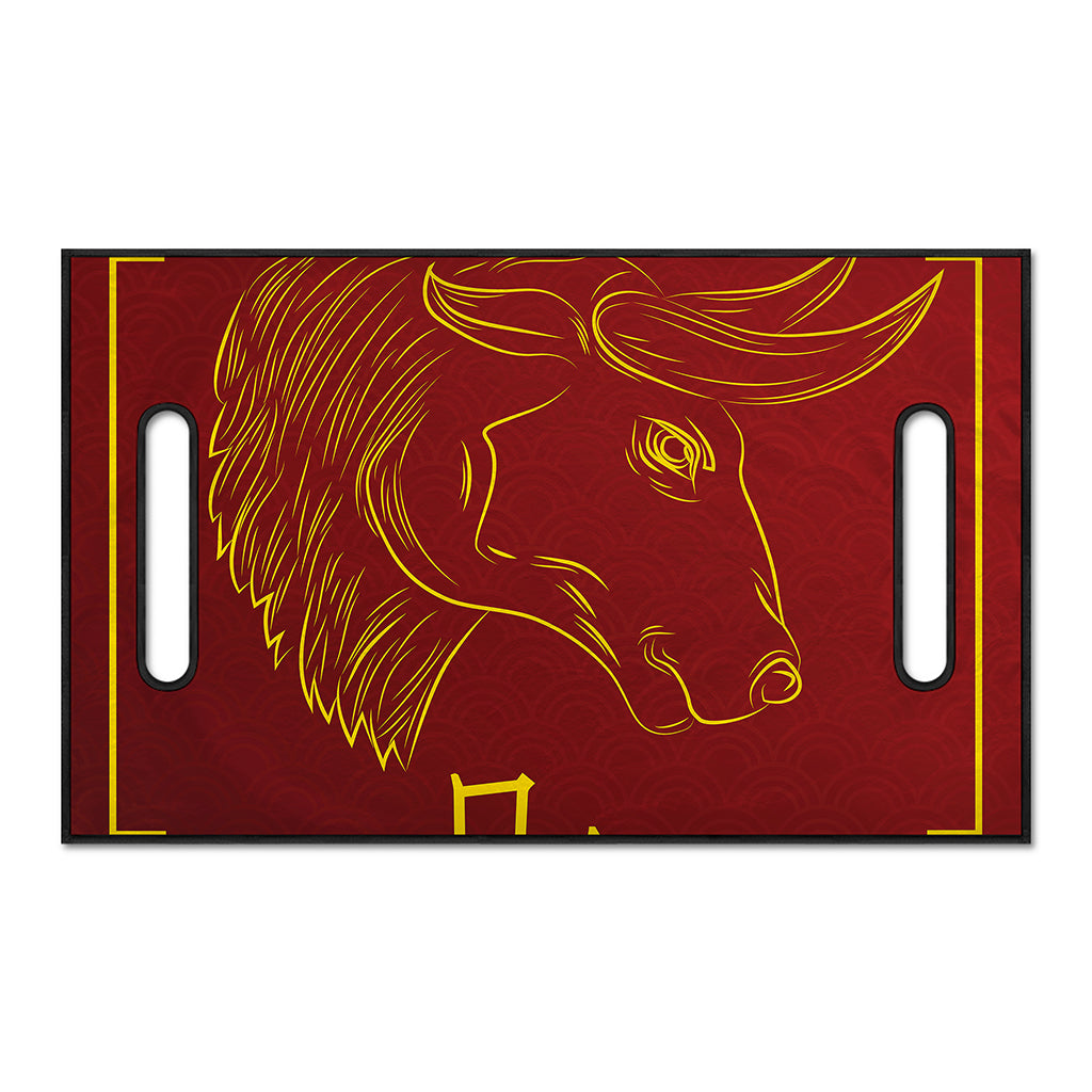 Chinese Horoscope Ox Sign Print Golf Cart Seat Cover
