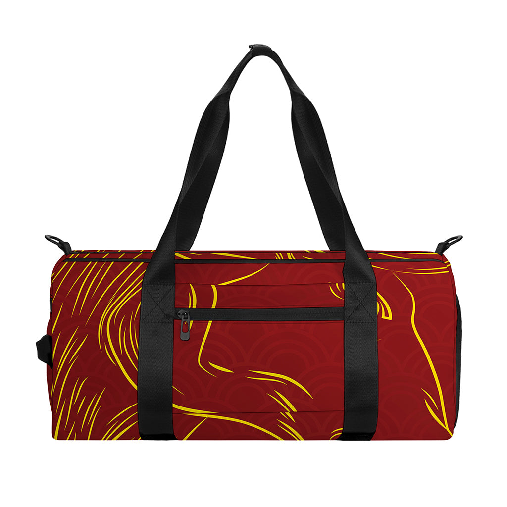 Chinese Horoscope Ox Sign Print Gym Bag