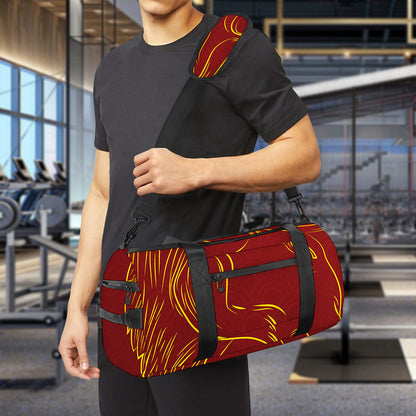 Chinese Horoscope Ox Sign Print Gym Bag