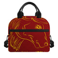 Chinese Horoscope Ox Sign Print Insulated Lunch Bag