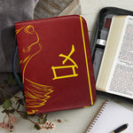 Chinese Horoscope Ox Sign Print Leather Bible Cover