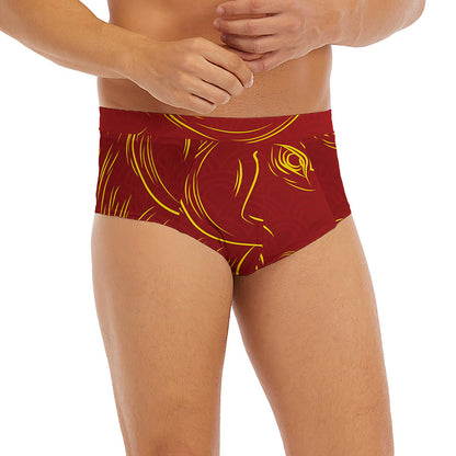 Chinese Horoscope Ox Sign Print Men's Briefs