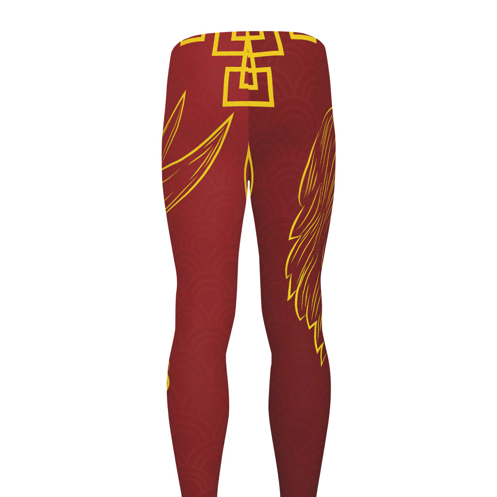 Chinese Horoscope Ox Sign Print Men's leggings