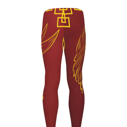 Chinese Horoscope Ox Sign Print Men's leggings