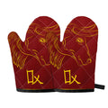 Chinese Horoscope Ox Sign Print Oven Mitts