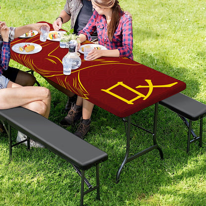 Chinese Horoscope Ox Sign Print Picnic Table Cover