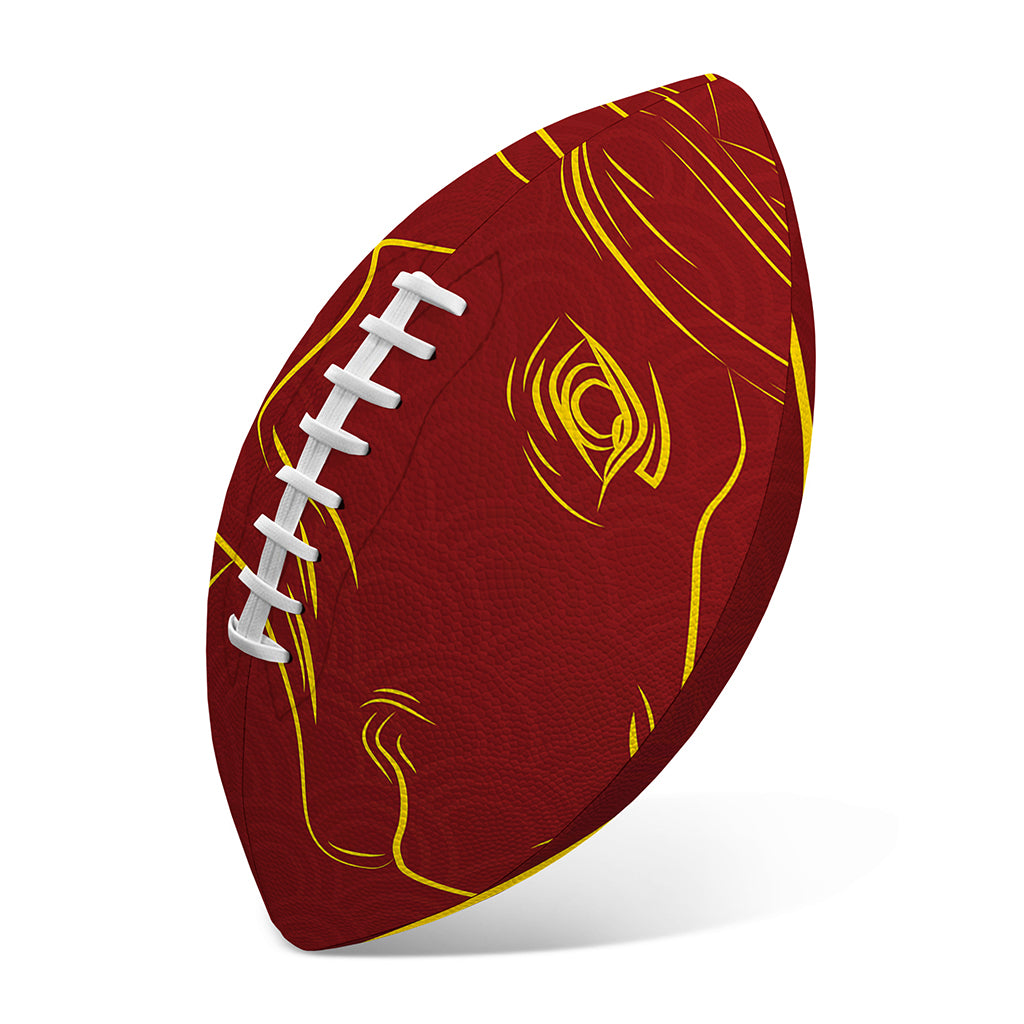 Chinese Horoscope Ox Sign Print Rugby Ball