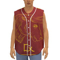 Chinese Horoscope Ox Sign Print Sleeveless Baseball Jersey