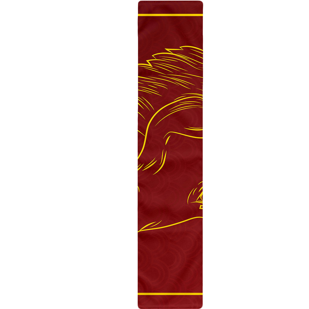 Chinese Horoscope Ox Sign Print Table Runner