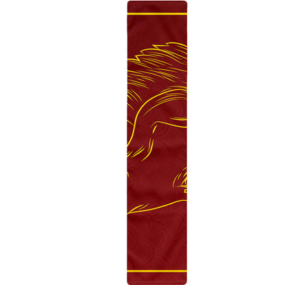 Chinese Horoscope Ox Sign Print Table Runner