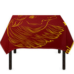 Chinese Horoscope Ox Sign Print Tablecloth