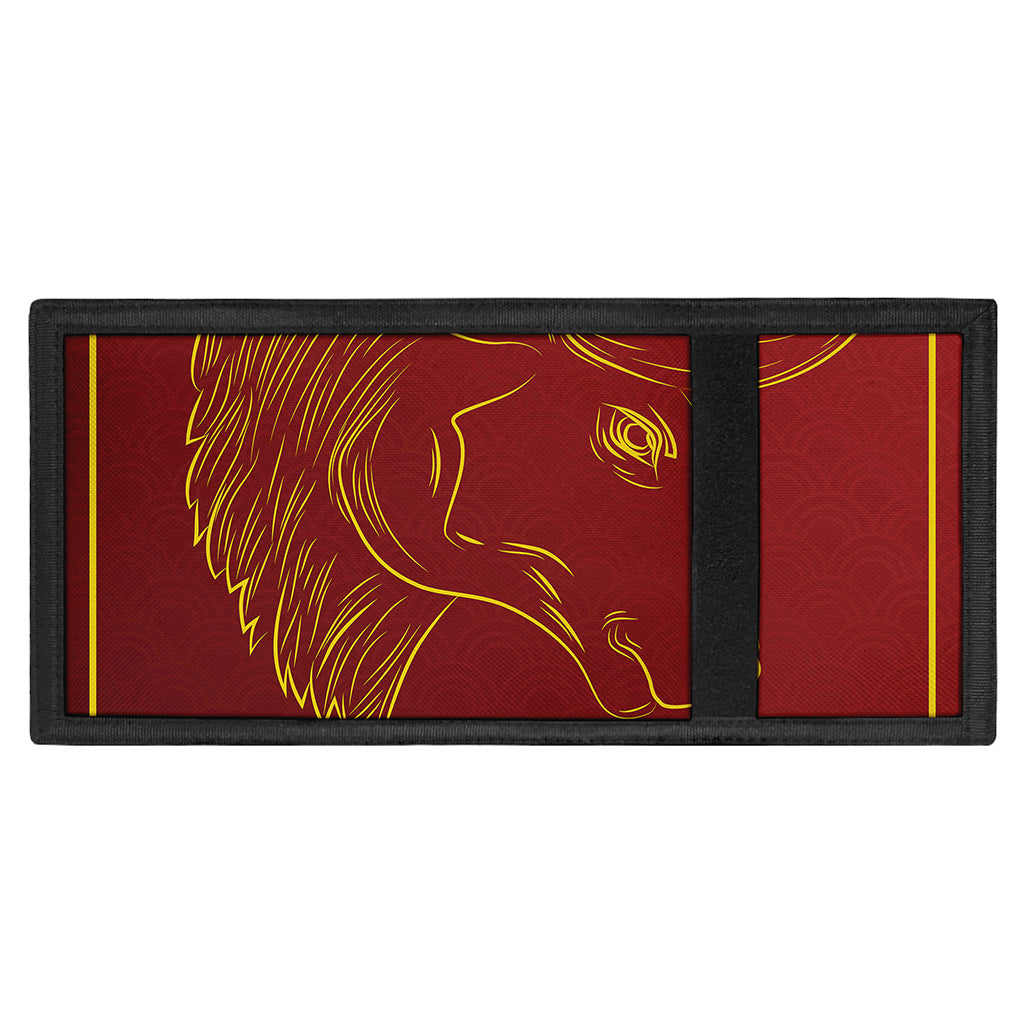 Chinese Horoscope Ox Sign Print Trifold Wallet