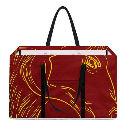 Chinese Horoscope Ox Sign Print Utility Tote Bag