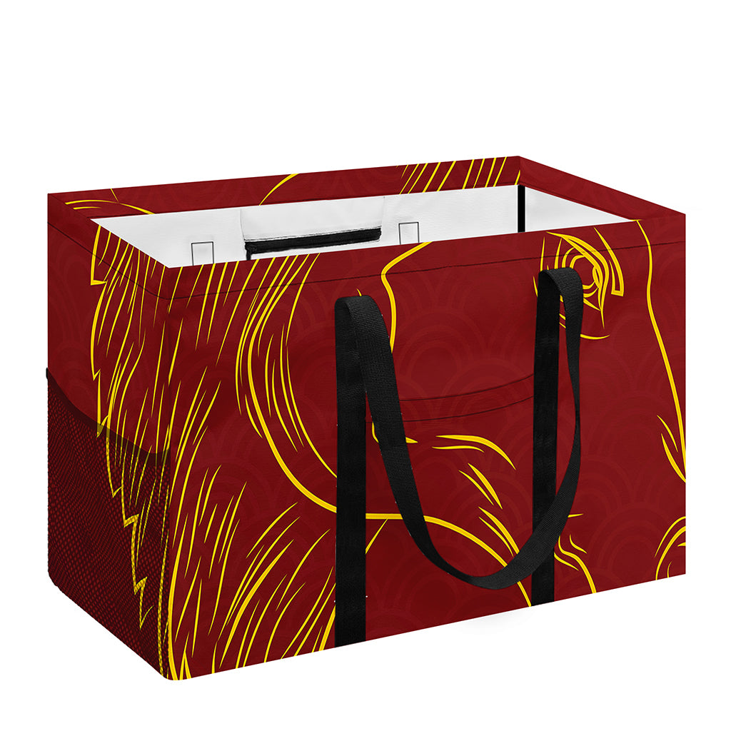 Chinese Horoscope Ox Sign Print Utility Tote Bag