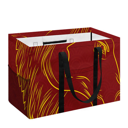 Chinese Horoscope Ox Sign Print Utility Tote Bag