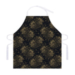 Chinese Koi Carp Pattern Print Adjustable Apron