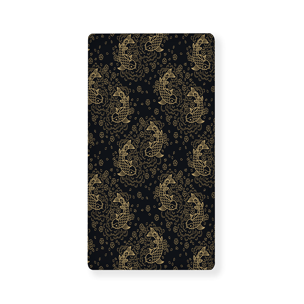 Chinese Koi Carp Pattern Print Baby Crib Sheet