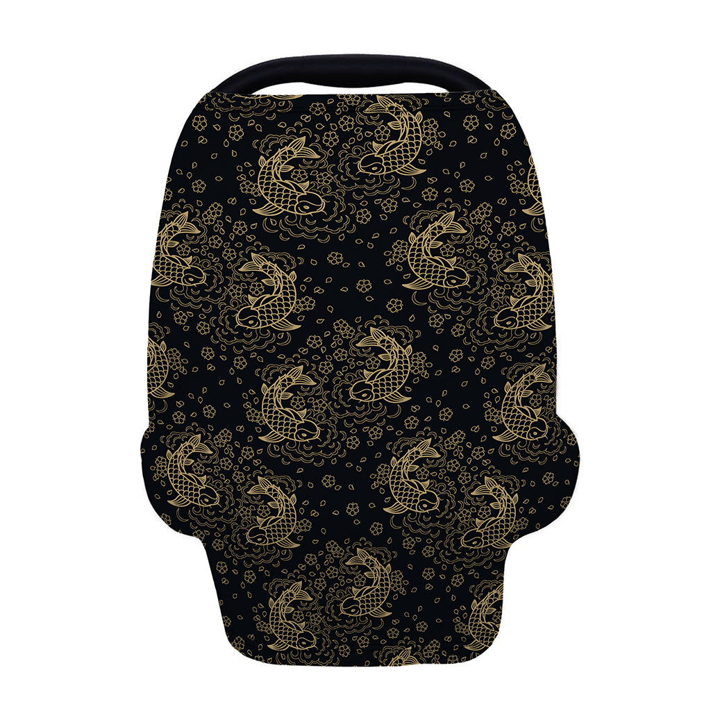 Chinese Koi Carp Pattern Print Baby Seat Cover