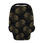Chinese Koi Carp Pattern Print Baby Seat Cover