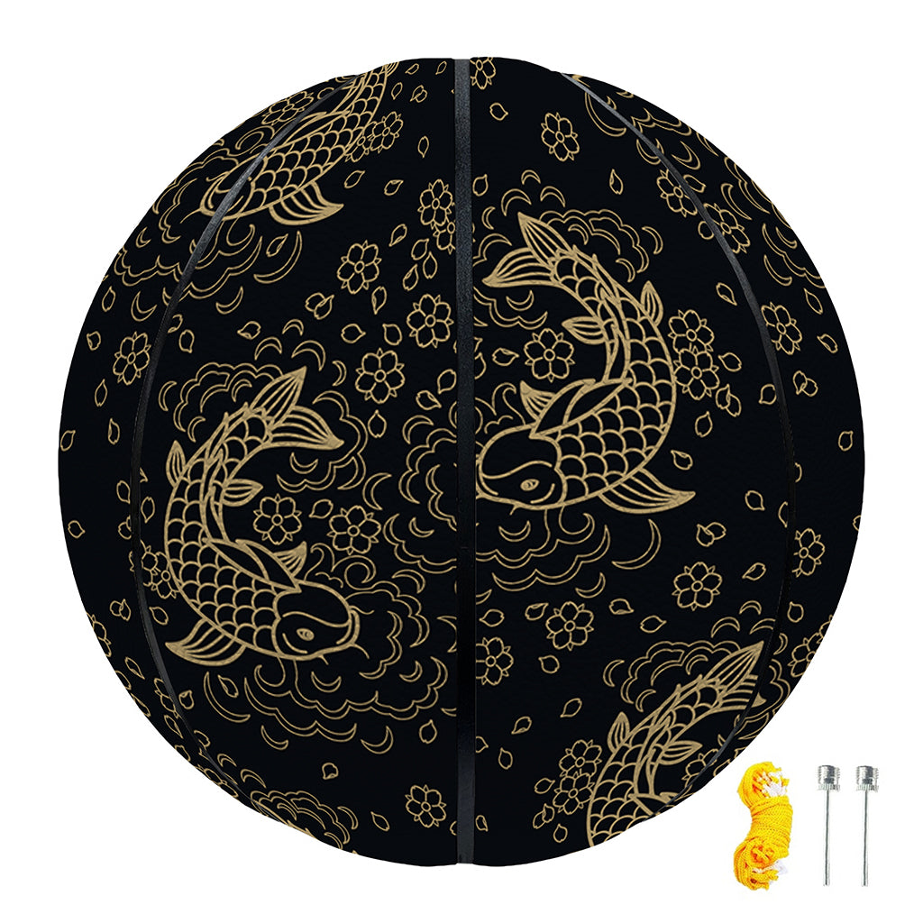 Chinese Koi Carp Pattern Print Basketball
