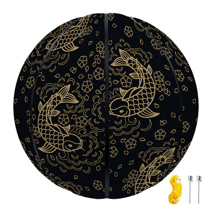 Chinese Koi Carp Pattern Print Basketball