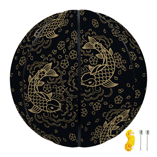 Chinese Koi Carp Pattern Print Basketball