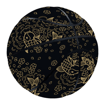 Chinese Koi Carp Pattern Print Basketball