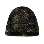 Chinese Koi Carp Pattern Print Beanie
