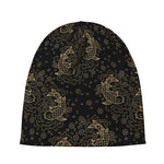 Chinese Koi Carp Pattern Print Beanie
