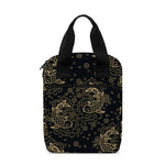 Chinese Koi Carp Pattern Print Bible Tote Bag