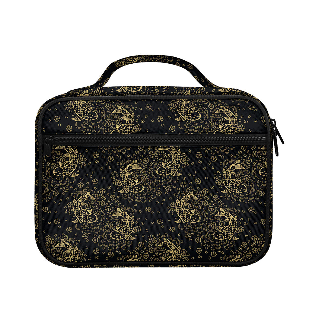 Chinese Koi Carp Pattern Print Briefcase Bible Bag