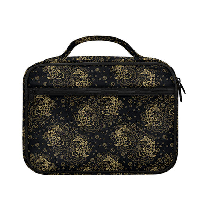 Chinese Koi Carp Pattern Print Briefcase Bible Bag