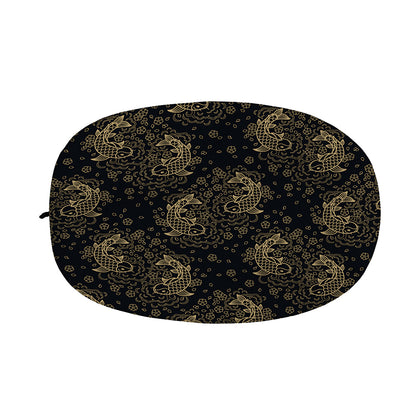 Chinese Koi Carp Pattern Print Car Side Mirror Covers
