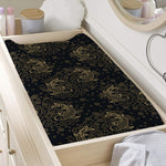 Chinese Koi Carp Pattern Print Changing Pad Cover