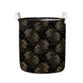 Chinese Koi Carp Pattern Print Collapsible Laundry Basket