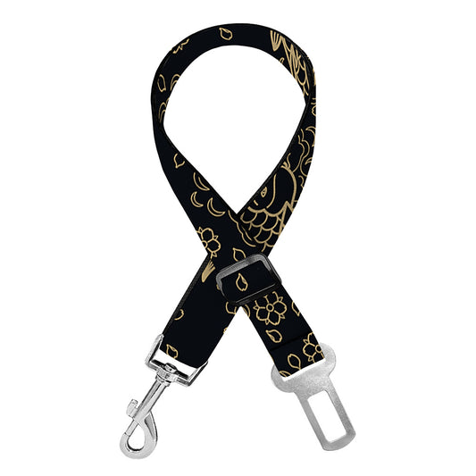 Chinese Koi Carp Pattern Print Dog Seat Belt