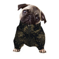 Chinese Koi Carp Pattern Print Dog Zip Up Jacket