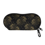 Chinese Koi Carp Pattern Print Glasses Case