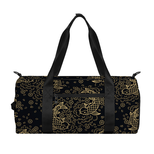 Chinese Koi Carp Pattern Print Gym Bag