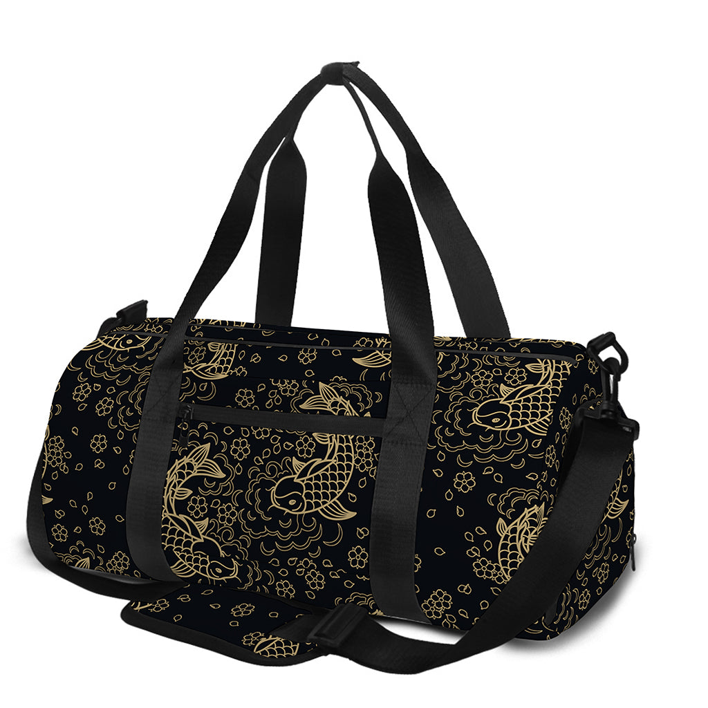Chinese Koi Carp Pattern Print Gym Bag
