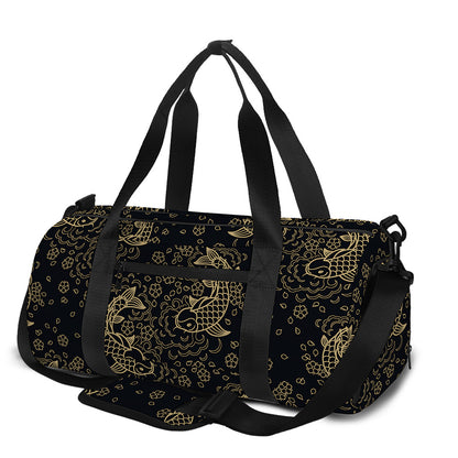 Chinese Koi Carp Pattern Print Gym Bag