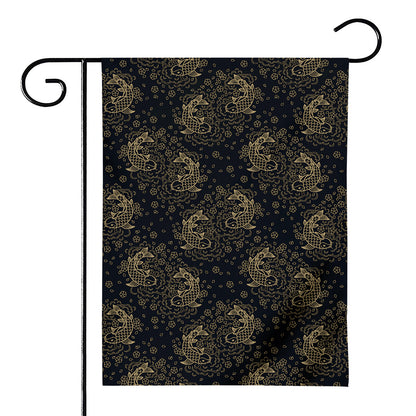 Chinese Koi Carp Pattern Print House Flag