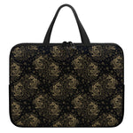 Chinese Koi Carp Pattern Print Laptop Sleeve With Handle