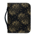 Chinese Koi Carp Pattern Print Leather Bible Cover