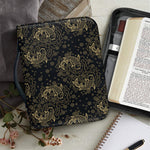 Chinese Koi Carp Pattern Print Leather Bible Cover