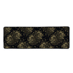 Chinese Koi Carp Pattern Print Long Kitchen Mat